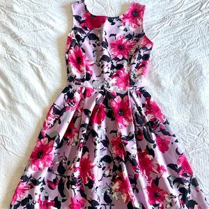 Floral Dress Pink and Purple